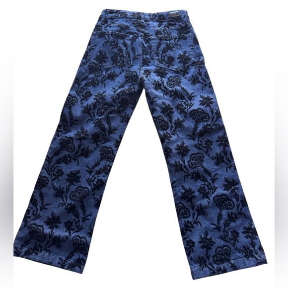 PAIGE Dark Blue and Black Leenah Ankle Denim Jeans, Size 27, High Rise, NWOT - Picture 3 of 8